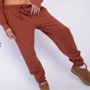 Skatie Cloudlux Rust Jogger Pants